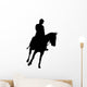 Horseback Riding Silhouette Wall Decal