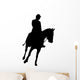 Horseback Riding Silhouette Wall Decal