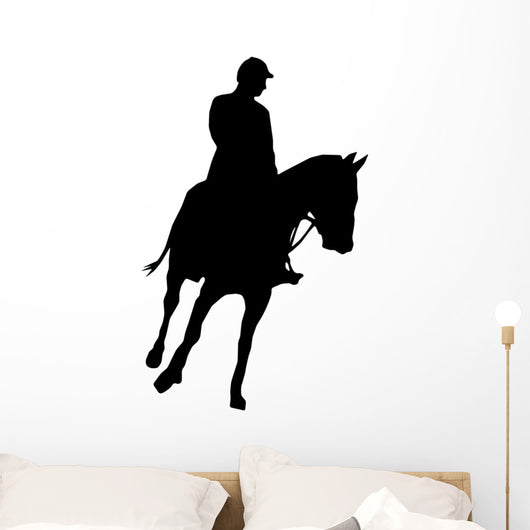 Horseback Riding Silhouette Wall Decal