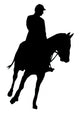 Horseback Riding Silhouette Wall Decal
