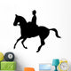 Horseback Riding Silhouette Wall Decal
