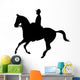 Horseback Riding Silhouette Wall Decal