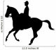 Horseback Riding Silhouette Wall Decal