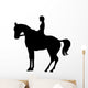 Horseback Rider Silhouette Wall Decal