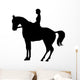 Horseback Rider Silhouette Wall Decal