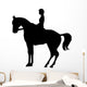 Horseback Rider Silhouette Wall Decal