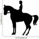 Horseback Rider Silhouette Wall Decal