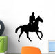 Trotting Horseback Wall Decal