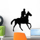 Trotting Horseback Wall Decal