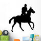 Trotting Horseback Wall Decal