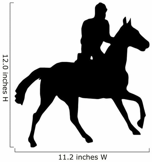 Trotting Horseback Wall Decal