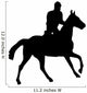 Trotting Horseback Wall Decal