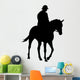 Horseback Rider Silhouette Wall Decal