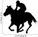 Galloping Horseback Rider Wall Decal