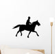 Galloping Polo Pony Wall Decal
