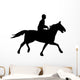 Galloping Polo Pony Wall Decal