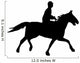 Galloping Polo Pony Wall Decal