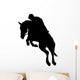 Jockeyed Horse Jumping Wall Decal