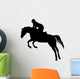 Jumping Horseback Rider Wall Decal