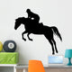 Jumping Horseback Rider Wall Decal