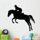 Jumping Horseback Rider Wall Decal