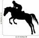 Jumping Horseback Rider Wall Decal