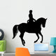 Prancing Horseback Rider Wall Decal