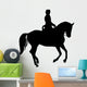Prancing Horseback Rider Wall Decal