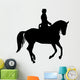 Prancing Horseback Rider Wall Decal