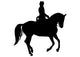 Prancing Horseback Rider Wall Decal