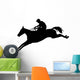 Graceful Jump Horseback Wall Decal