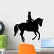 Horseback Riding Silhouette Wall Decal