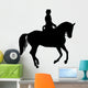 Horseback Riding Silhouette Wall Decal