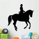 Horseback Riding Silhouette Wall Decal