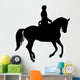 Horseback Riding Silhouette Wall Decal