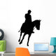 Horseback Riding Silhouette Wall Decal
