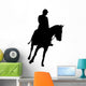 Horseback Riding Silhouette Wall Decal