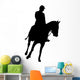 Horseback Riding Silhouette Wall Decal