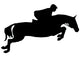 Horseback Riding Silhouette Wall Decal