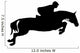 Horseback Riding Silhouette Wall Decal