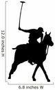 Polo Sport Silhouette Wall Decal