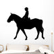 Horseback Riding Silhouette Wall Decal