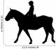 Horseback Riding Silhouette Wall Decal