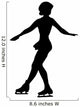 Ice Skating Silhouette Wall Decal