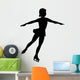Ice Skating Silhouette Wall Decal