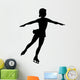 Ice Skating Silhouette Wall Decal