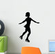 Ice Skating Silhouette Wall Decal