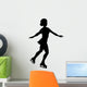 Ice Skating Silhouette Wall Decal
