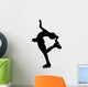 Ice Skating Silhouette Wall Decal