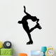 Ice Skating Silhouette Wall Decal